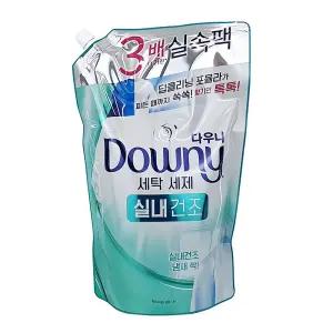 다우니 액체형 세탁세제 딥클리닝 실내건조 1 4L 리필