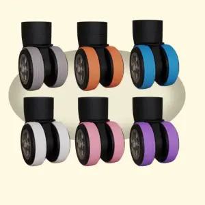 캐리어 바퀴커보 보호 실리콘 테이프 커버 휠 덮개 소음방지 마모방지 8개