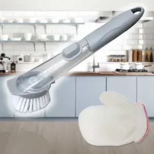 자동 세제 수세미 씽크대청소솔 욕실청소도구 싱크대청소솔 싱크대클리너 욕조청소솔 주방솔 씽크대클리너