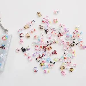 10개 키캡키링 만들기 키보드 파츠 랜덤 캐릭터 B3