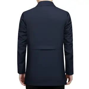 토르 남사친 하프 트렌치 봄가을 정장 비지니스 코트 헨리넥 슬림핏 기장 OPH3