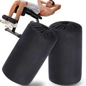 고급 플러시 커버로 교체하는 풋 폼 패드 롤러 - 땀을 흡수하고 쉽게 청소할 수 있는 클라우드 같은 편안함