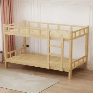 분리형 2층침대 프레임 저상형 철제 기숙사 침대 벙커 원룸 게스트하우스 수납형 학생