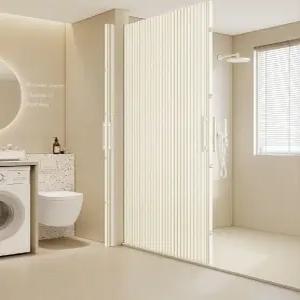 무타공 자석 욕실 커튼 접이식 샤워커튼 방수 방곰팡이 칸막이