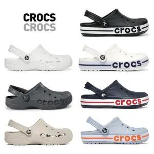 크록스 [크록스] 남여공용 바야밴드 클로그 화이트블랙네이비 택일(205089)