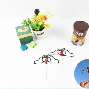 커플 우정 사진 촬영용 손가락 하트 토퍼1P 촬영소품 손가락하트 촬영토퍼