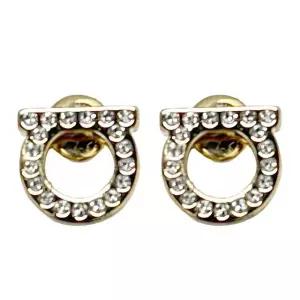 [논현 더팩토리] 26SS 페라가모 간치니 크리스탈 이어링 (760123 696576)