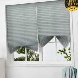 암막 블라인드 간편 셀프 창문 접착식 블라인드 원룸 차단 방수 무타공 콤비 햇빛 방염