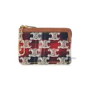 [셀린느] FW24 여성 트리옹프 자수 동전지갑 10C662GEX 14ML