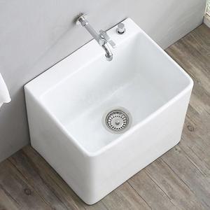 발코니 세척 세라믹 밀대 세면기 학원 학교 심플한 걸레