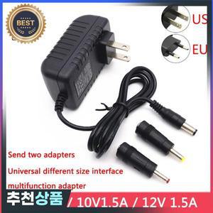 DC 9V 10V 12V 1.5A 변압기 충전기 DVD 플레이어 전원 코드 1500MA 어댑터