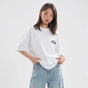 [키즈레시피] 블랙팀오버핏반팔티