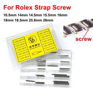 롤렉스 시계 스트랩 나사 굴 팔찌 잠수함 링크 영구 다이브 로그 체인 액세서리
