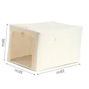 ( )옷장 옷 정리함 패브릭 수납함 55L 대용량 장난감 보관 바구니 박스