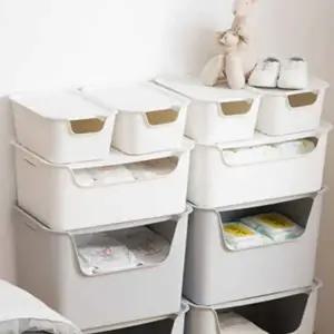 (옵션 소-쿨그레이)장난감바구니 옷정리박스 옷장수납함