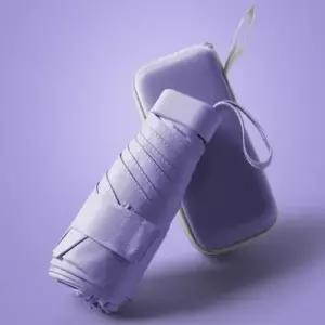 접이식 초경량 미니 양산 우산 겸용 UV 차단 암막 양우산 가벼운 휴대용 자외선 방지 소품