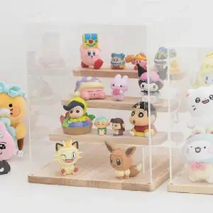 ( )BS 피규어 장식장 4단 진열장 전시장 정리함 보관함 케이스 인형 투명 아크릴 계단형