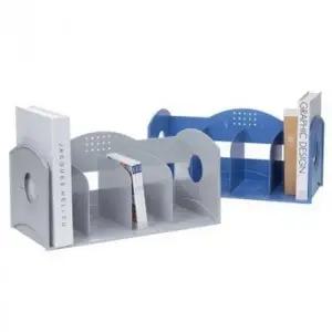 (색상 그레이)심플한 사무 용품 멀티 책꽂이4단 42117 데스크 정리 파일 서류꽂이 정리함