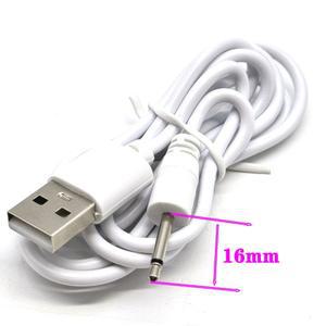 USB DC 2.5 진동기 충전기 케이블 충전식 오디오 전원 코드 마사지기 액세서리 공급 장치