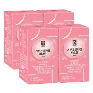 더작 저분자 콜라겐 비오틴 60정 4개