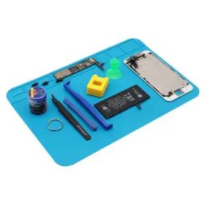 실리콘 정전기방지 패드 작업용 절연 매트 제전 납땜 전자기기 수리 단열 내열 깔판 전기 작업 고무판 깔개