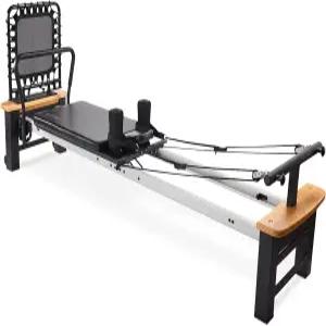 스태미나 제품 에어로필라테스 보드 리포머(오크 우드 베이스 포함) - 가정용 스튜디오 등급 심혈관