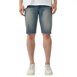 [핫코드]남자 여름 밑단 컷팅 청 반바지 5부 바지 501