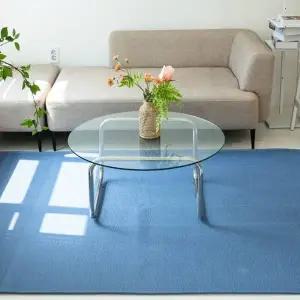 TBZ 시어서커 러그 모던 네이비 100x150cm