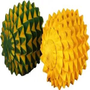 빈티지 보그 우드 손 운동 볼 마사지내추럴 사이프러스 듀레인 마사지기나무 손/발 뾰족한 지압 2종 세트