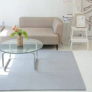 TBZ 시어서커 러그 심플 그레이 100x150