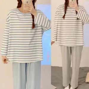 패션] 데일리 홈 긴팔 세트 DHHS16 쓰리피스 긴팔 여성 상하