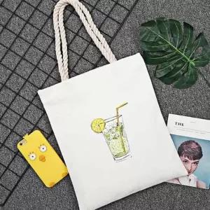 사각 캔버스 백 캔버스숄더백 캔버스가방 에코백