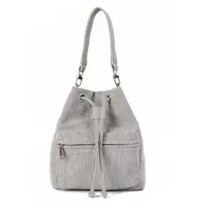 버킷백 코듀로이 조리백 골덴 가을 가방 그레이