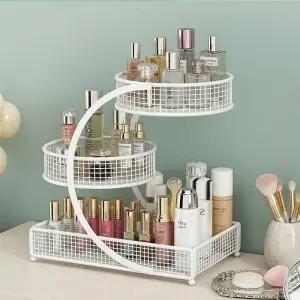 [에스에스_63]욕실 침실 정리대 메이크업 오거나이저 3단