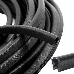 패널, 자동차 문, 강판, 해치, 테이블 모서리용 U자형 고무 씰 가장자리 스트립 트림 가드, 가장자리 1/32~1/4인치, 길이 10피트에 맞습니다