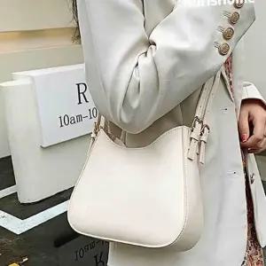 하프 레더 크로스백 레더가방 여성가방 여성숄더백