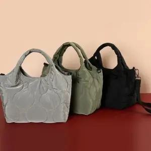 데일리 여성 겨울 가방 퀼팅 여성 패딩 가방 숄더백 복조리