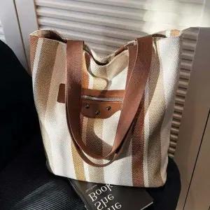 여성 보부상 백 직장인 숄더백 쇼퍼백 가방 브라운 데일리