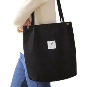 데일리 코듀로이 숄더백 (블랙) DK00