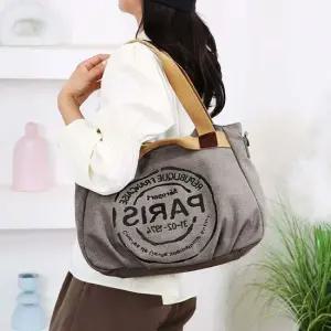 백 여자 가방 숄더백 여성가방 캔버스 퍼플그레이 대학생