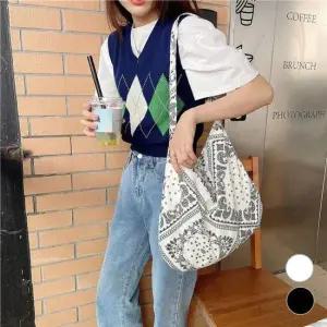 페이즐리 반다나 ELG131 여행용 bag 여성 패딩 패션잡