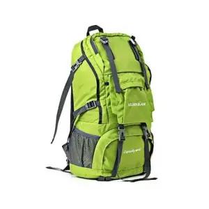 방수 등산 가방 폴리에스테르 그린 40L 여행 허리벨트