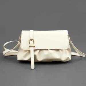 가죽 숄더백 아이보리 선물용 직장인 여성용 데일리