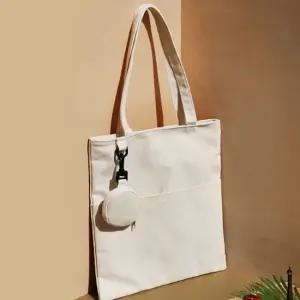 에코 숄더백 데일리 심플 파우치 가방 아이보리