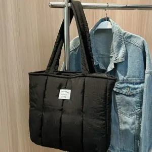 퀼팅 여성 패딩 숄더백 쇼퍼 여성 데일리 가방 빅사이즈 겨울