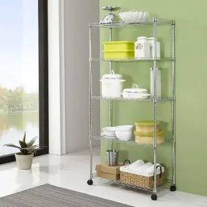 메탈선반 750 5단 철제수납 앵글 제작 엥글 창고정리 벽선반 수납선반 다용도선반