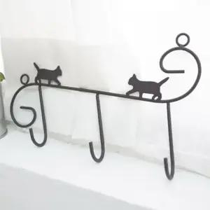 야옹이 미니 후크 다용도걸이 주방선반 벽선반 인테리어선반 장식선반