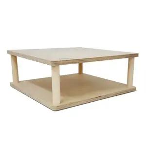 이앤위즈 원목 프린터선반 자작원목 WPS02 받침대 프린터선반 원목선반