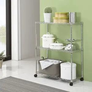 메탈선반 750 3단 철제 베란다 창고정리 앵글 다용도 벽선반 수납선반 다용도선반