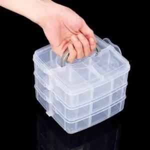 3단 18칸 다용도 멀티 수납 정리함 악세사리 케이스 3단 18칸 다용도 멀티 수납 정리함